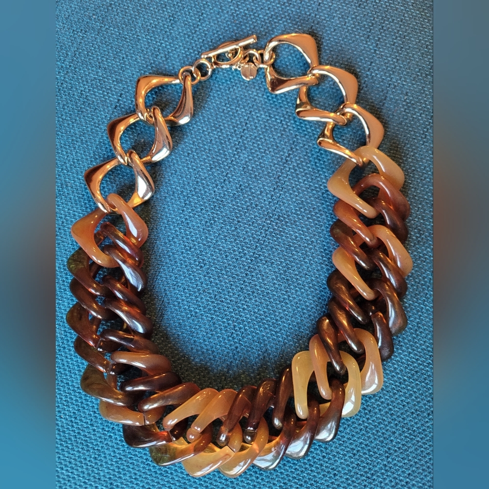 Talbots Tortoiseshell Style Necklace